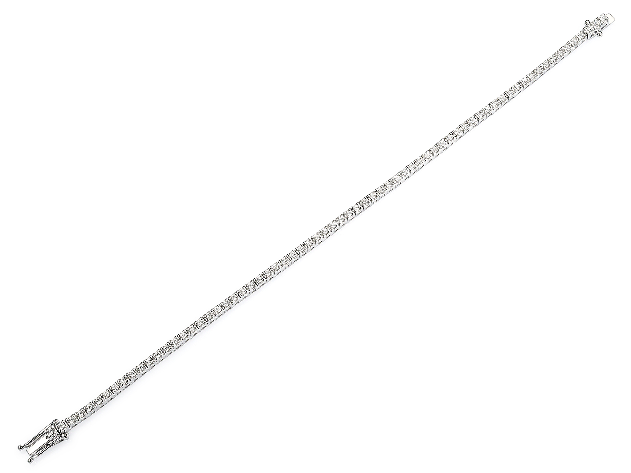 Haakonsen diamantarmbånd i hvitt gull 1.34 ct.